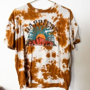 tie dye graphic tee